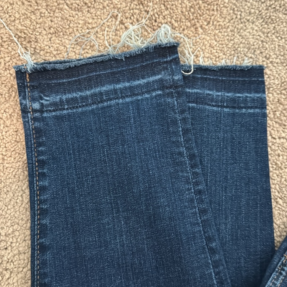 Loft Skinny High Rise Button Jean - Picture 3 of 7